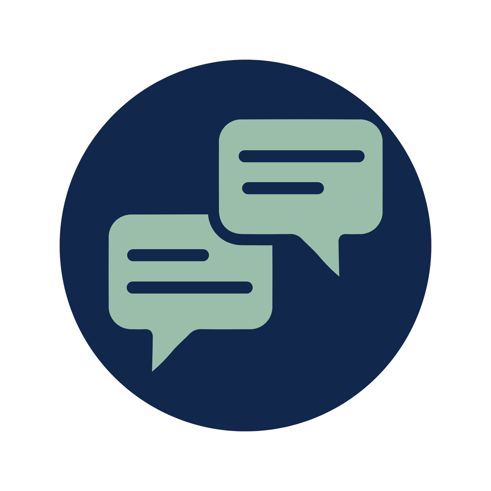 Speech bubbles icon